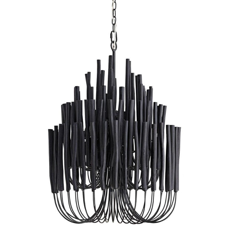 Ulshayra Lustre Postmoderne De Luxe En Bois Et Métal à Multiples Bras