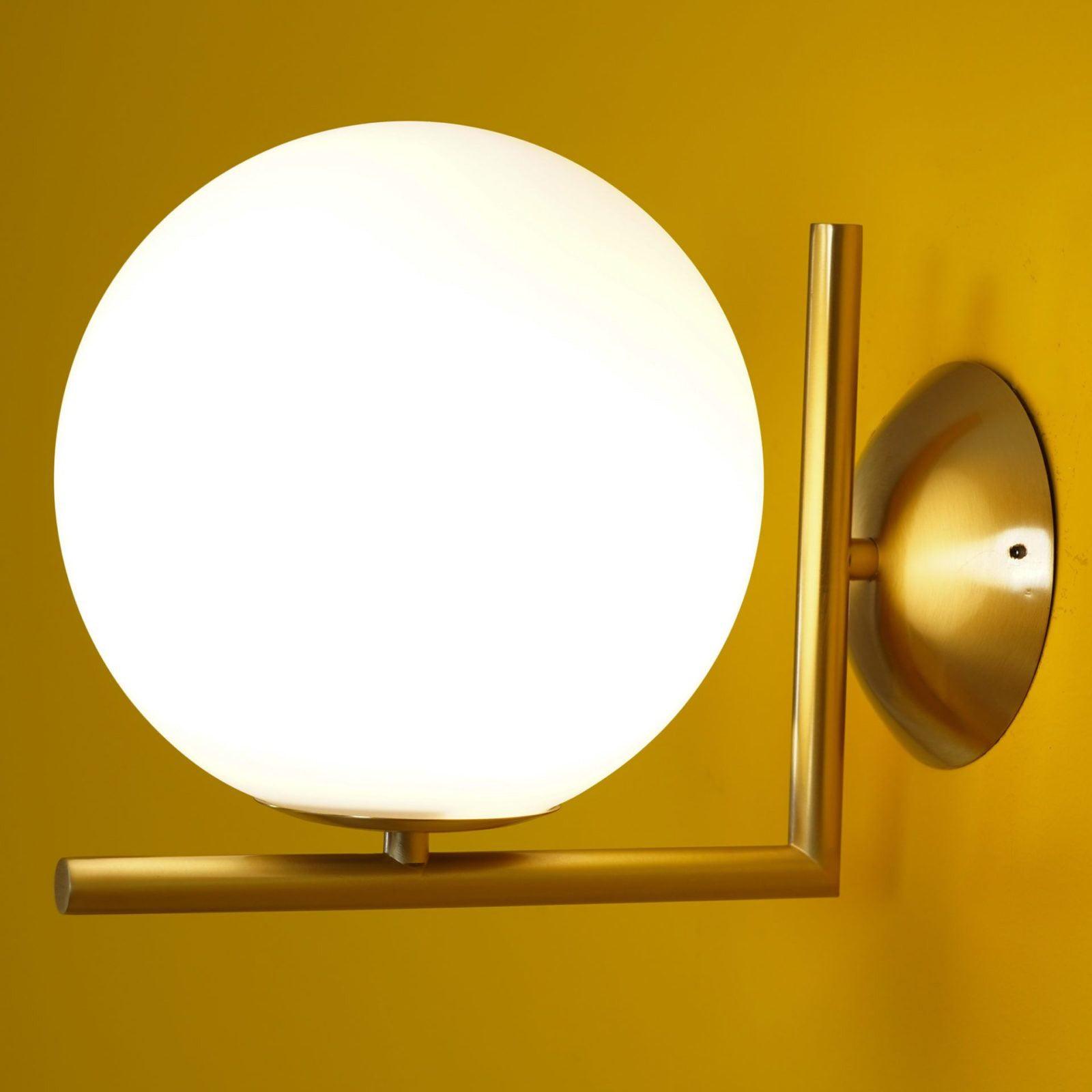 Joanna Applique Murale Moderne Minimaliste en Verre Soufflé Opale