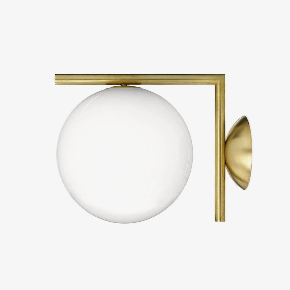 Joanna Applique Murale Moderne Minimaliste en Verre Soufflé Opale