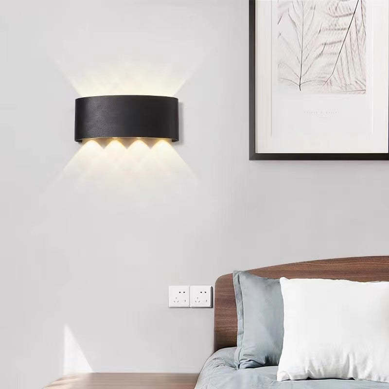 Tronix Applique Murale Rectangulaire Moderne  Noir/Blanc. Corridor