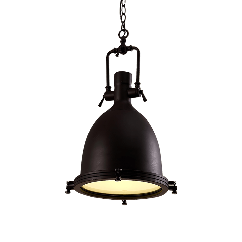 Solara Lampe Suspendue en Laiton Industrielle