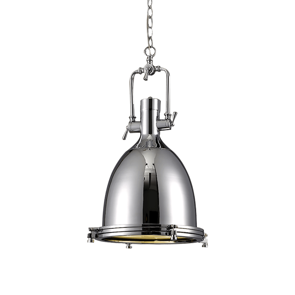 Solara Lampe Suspendue en Laiton Industrielle