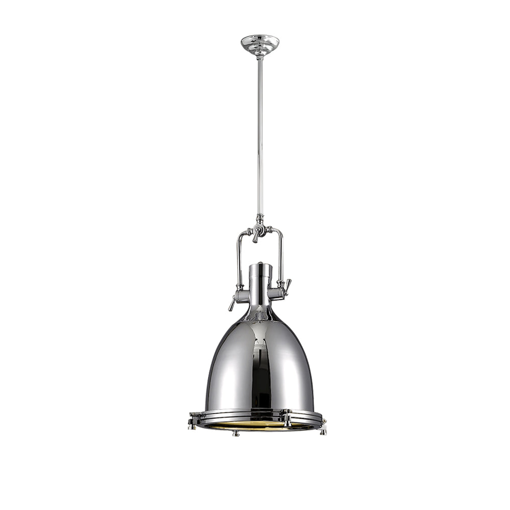 Solara Lampe Suspendue en Laiton Industrielle