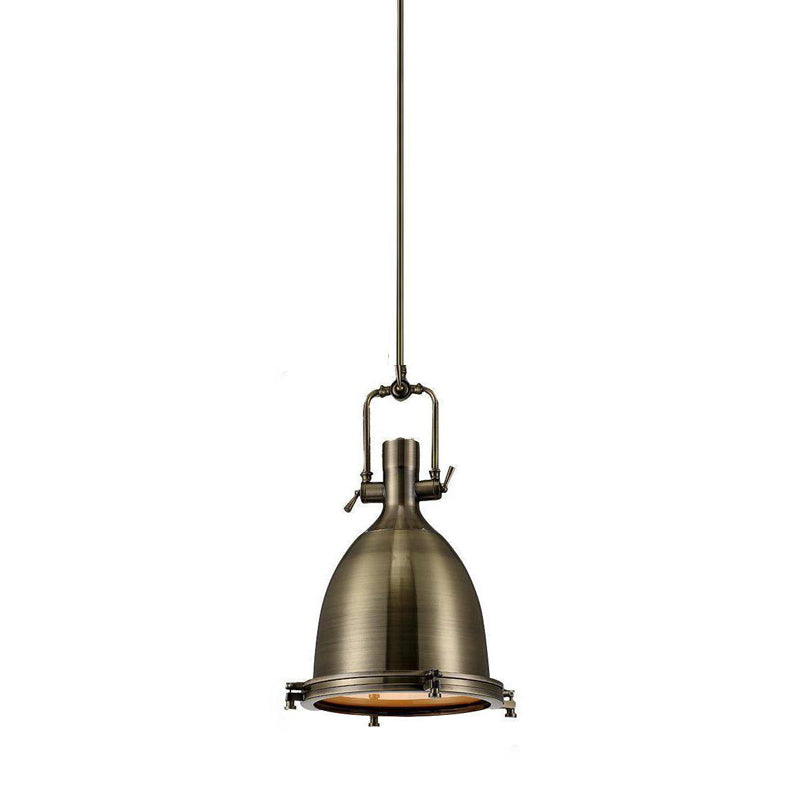 Solara Lampe Suspendue en Laiton Industrielle