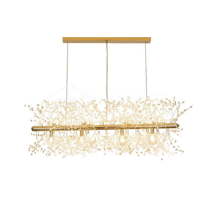 Lustra Lustre Cristal Pissenlit avec Cristaux