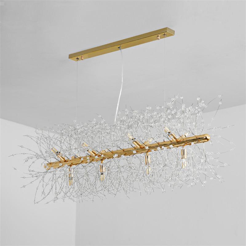 Lustra Lustre Cristal Pissenlit avec Cristaux