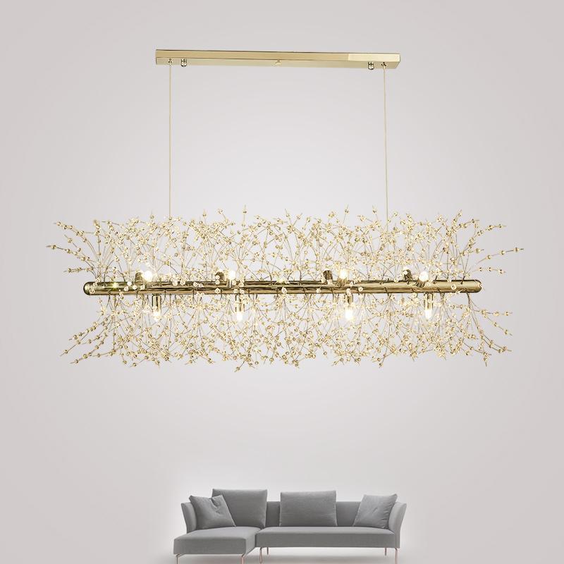 Lustra Lustre Cristal Pissenlit avec Cristaux