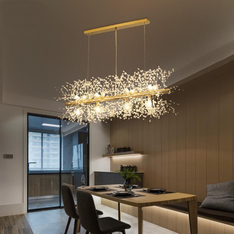Lustra Lustre Cristal Pissenlit avec Cristaux