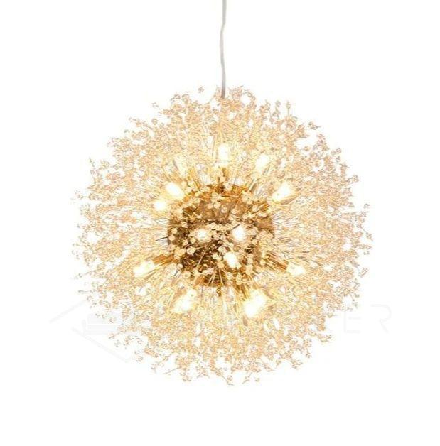 Lustra Lustre Cristal Pissenlit avec Cristaux