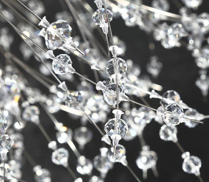 Lustra Lustre Cristal Pissenlit avec Cristaux