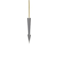 Arisha Linéaire Moderne LED Lampadaire Doré Or Métal/Acrylique Extérieur