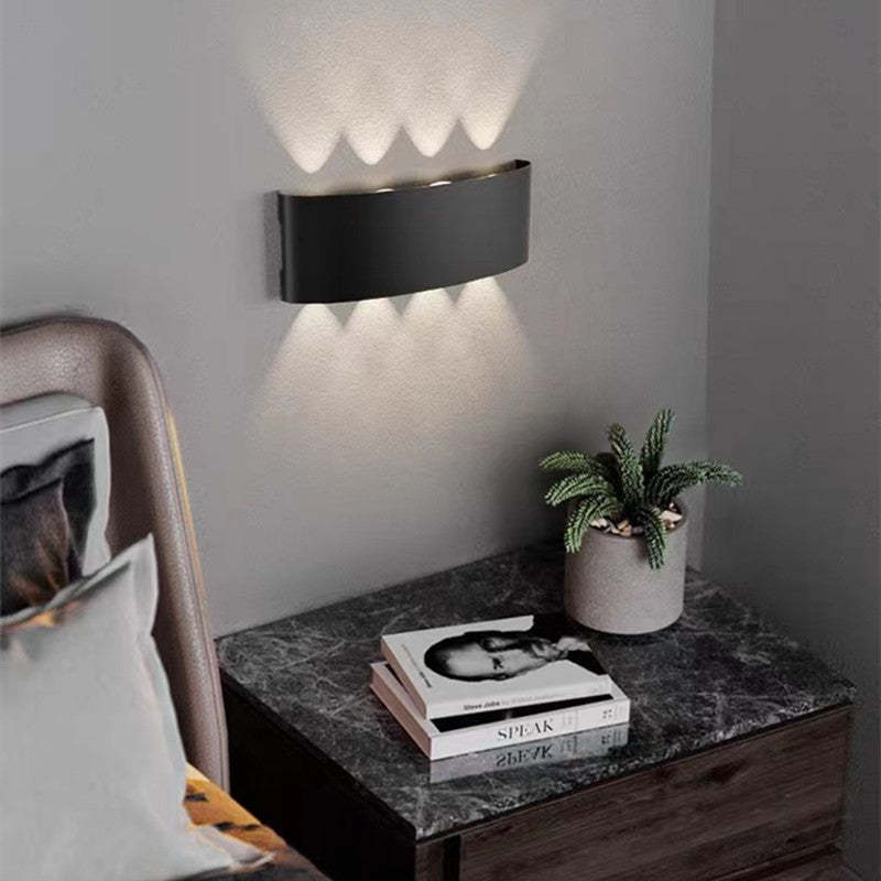 Tronix Applique Murale Rectangulaire Moderne  Noir/Blanc. Corridor