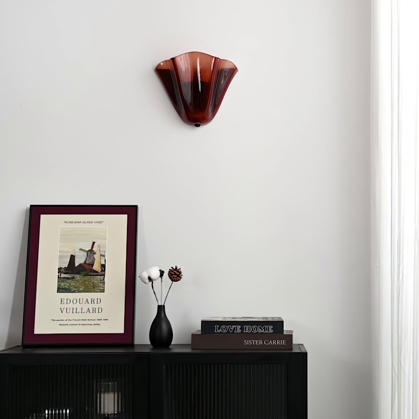 Lustra Lampe Murale Élégante aux Courbes Douces