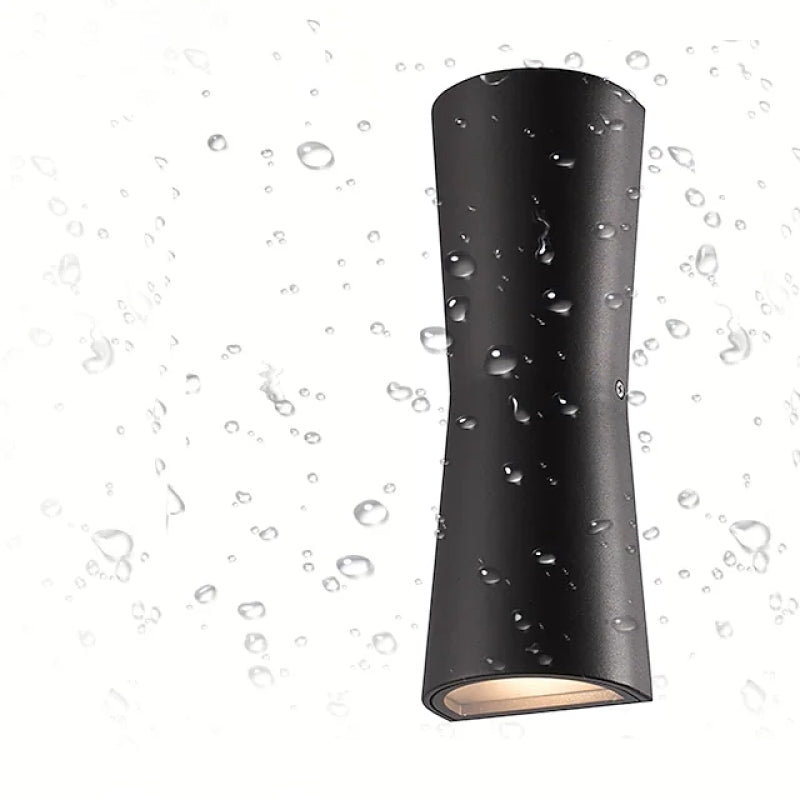 Laxor Applique Murale Torche Moderne Noir/Blanc. Balcon