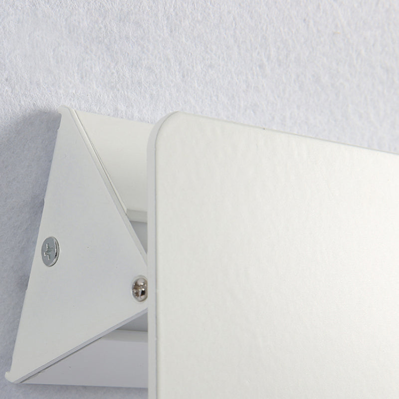 Ray Applique Murale Rectangulaire Moderne, Métal,  Blanc, Jardin