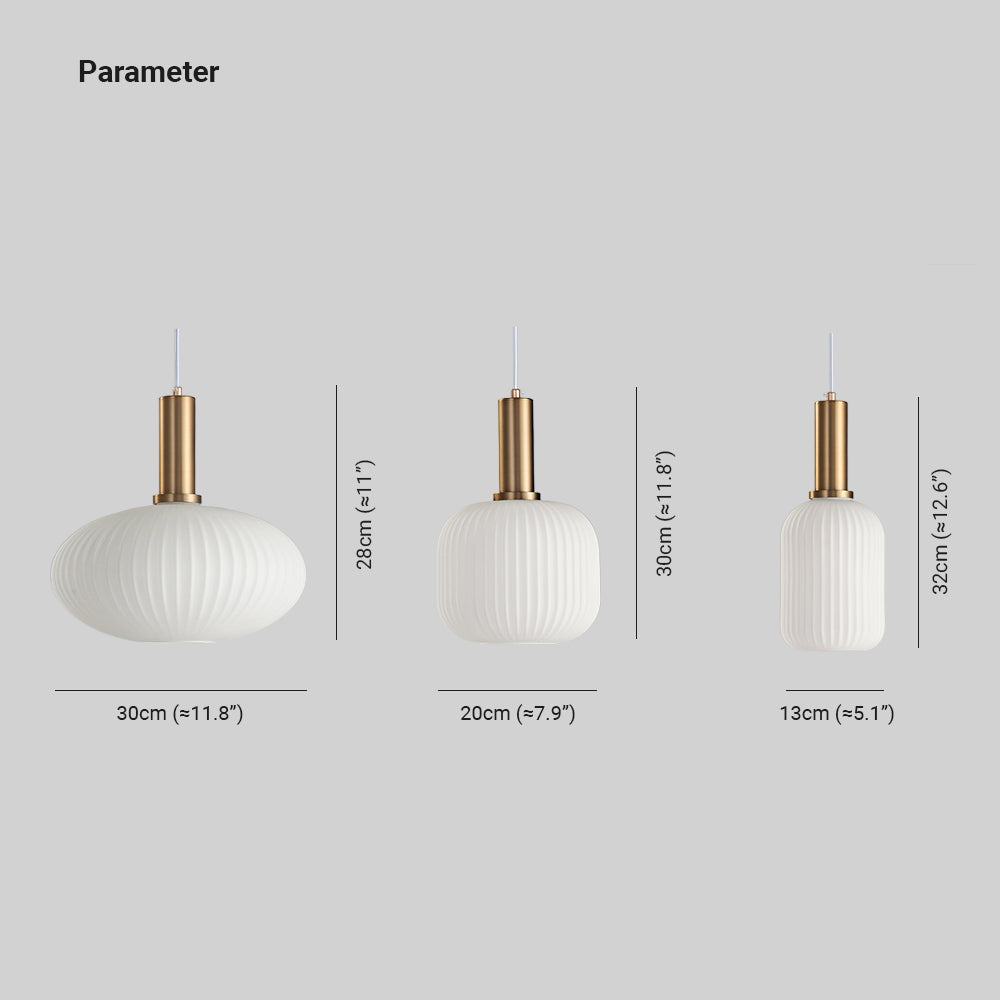 Orvia Luminaires Suspensions Cylindre Moderne Blanc