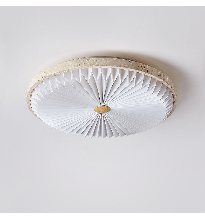 Ciloraris Lumière de Plafond Texturée en Travertin