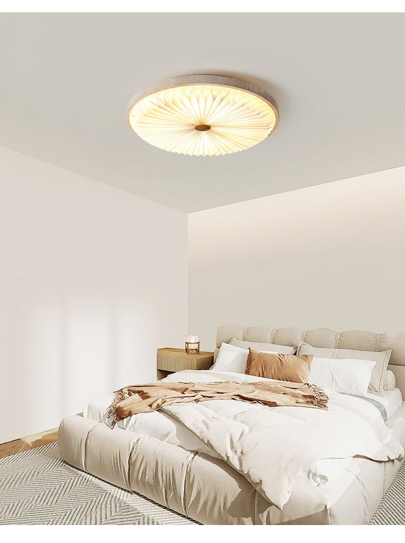 Ciloraris Lumière de Plafond Texturée en Travertin