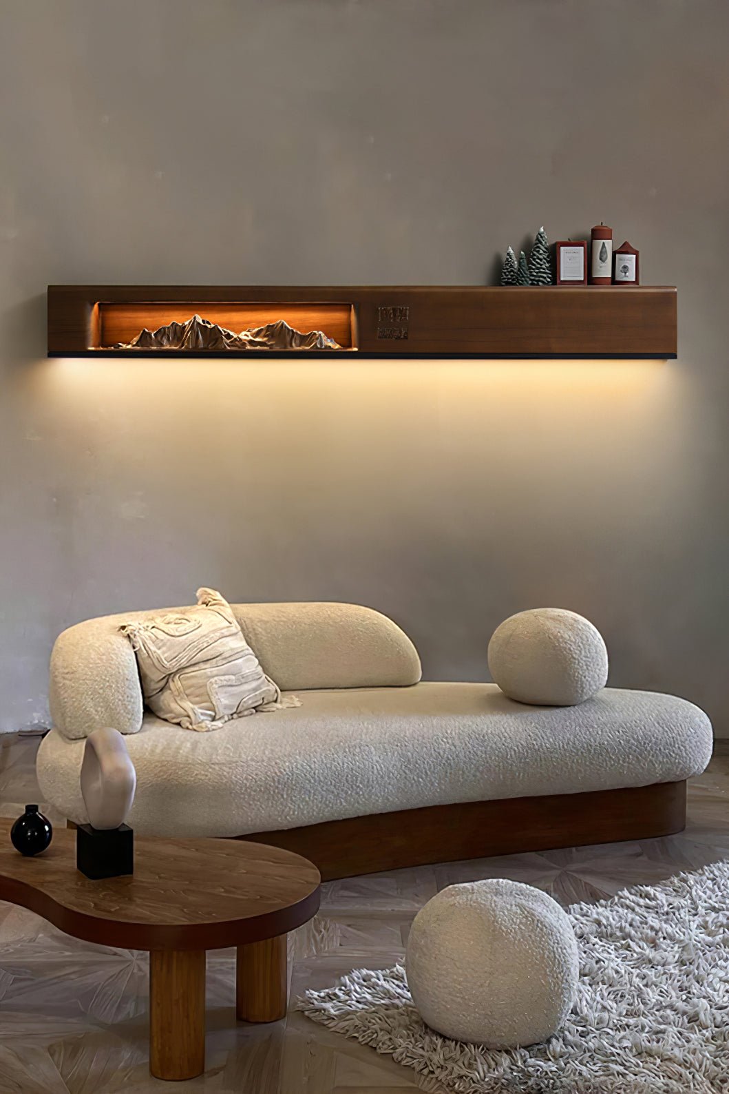 Matthew Applique Murale en Bois Moderne