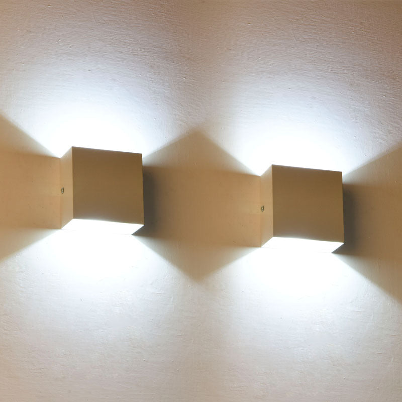 Nexu Applique Murale Carrrée Minimaliste  Intérieur/Extérieur