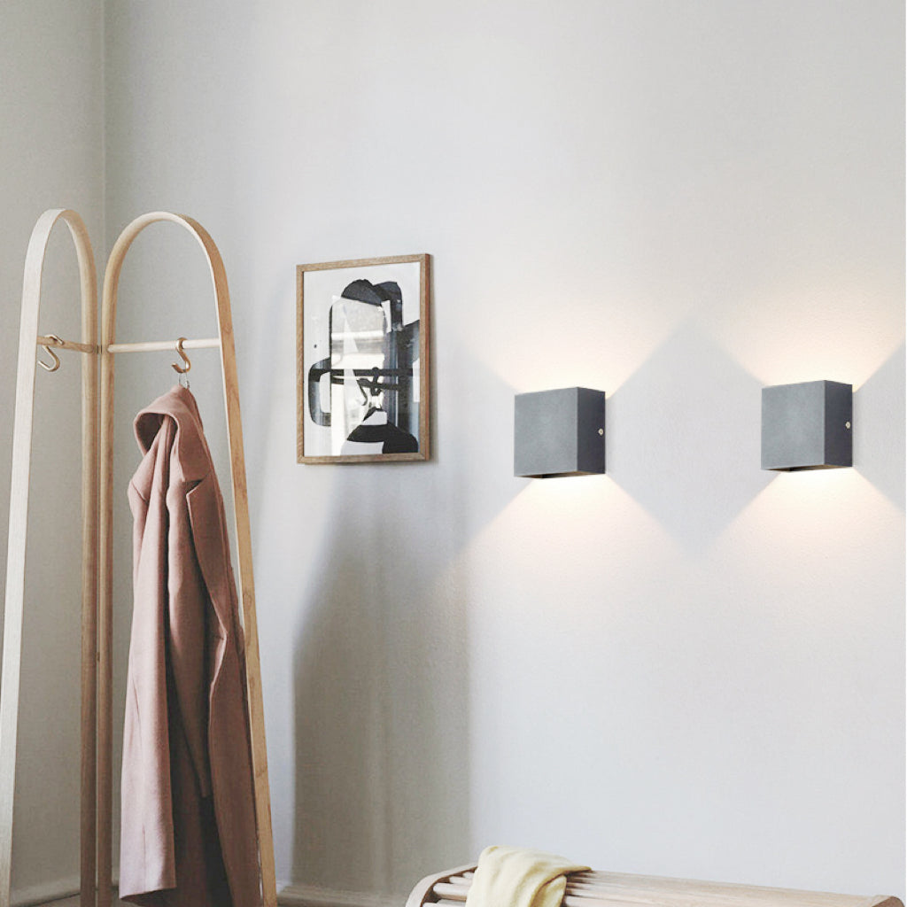 Nexu Applique Murale Carrrée Minimaliste  Intérieur/Extérieur