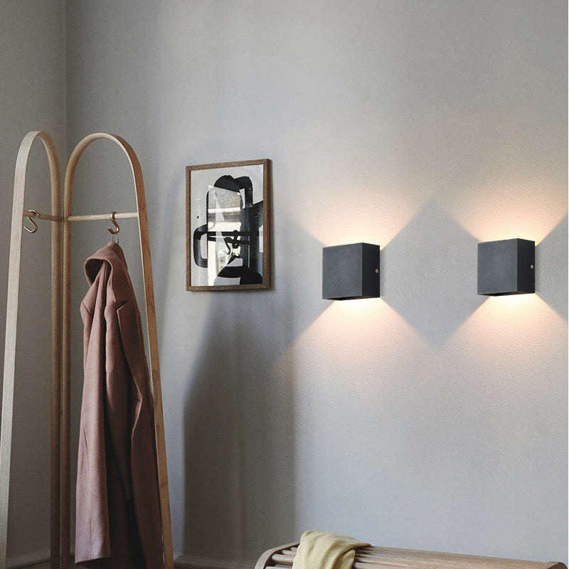 Nexu Applique Murale Carrrée Minimaliste  Intérieur/Extérieur