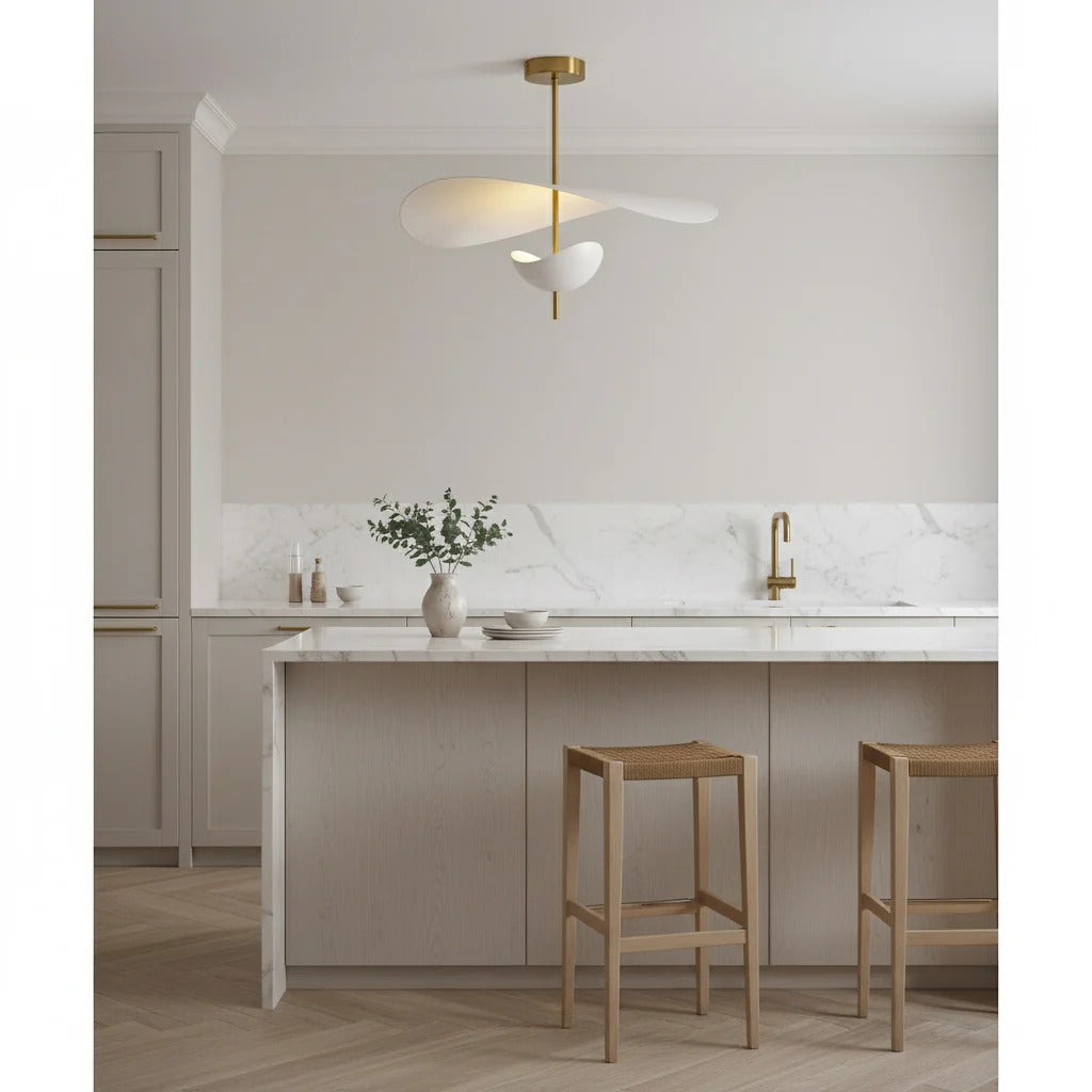Unorara Lampe Suspendue en Métal Flottante Nordic Premium