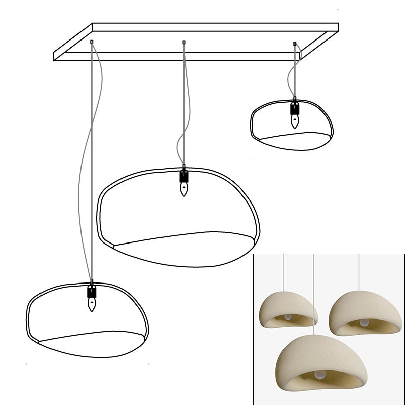 Lustra Lustre Combinaison Rugueuse Wabi-Sabi