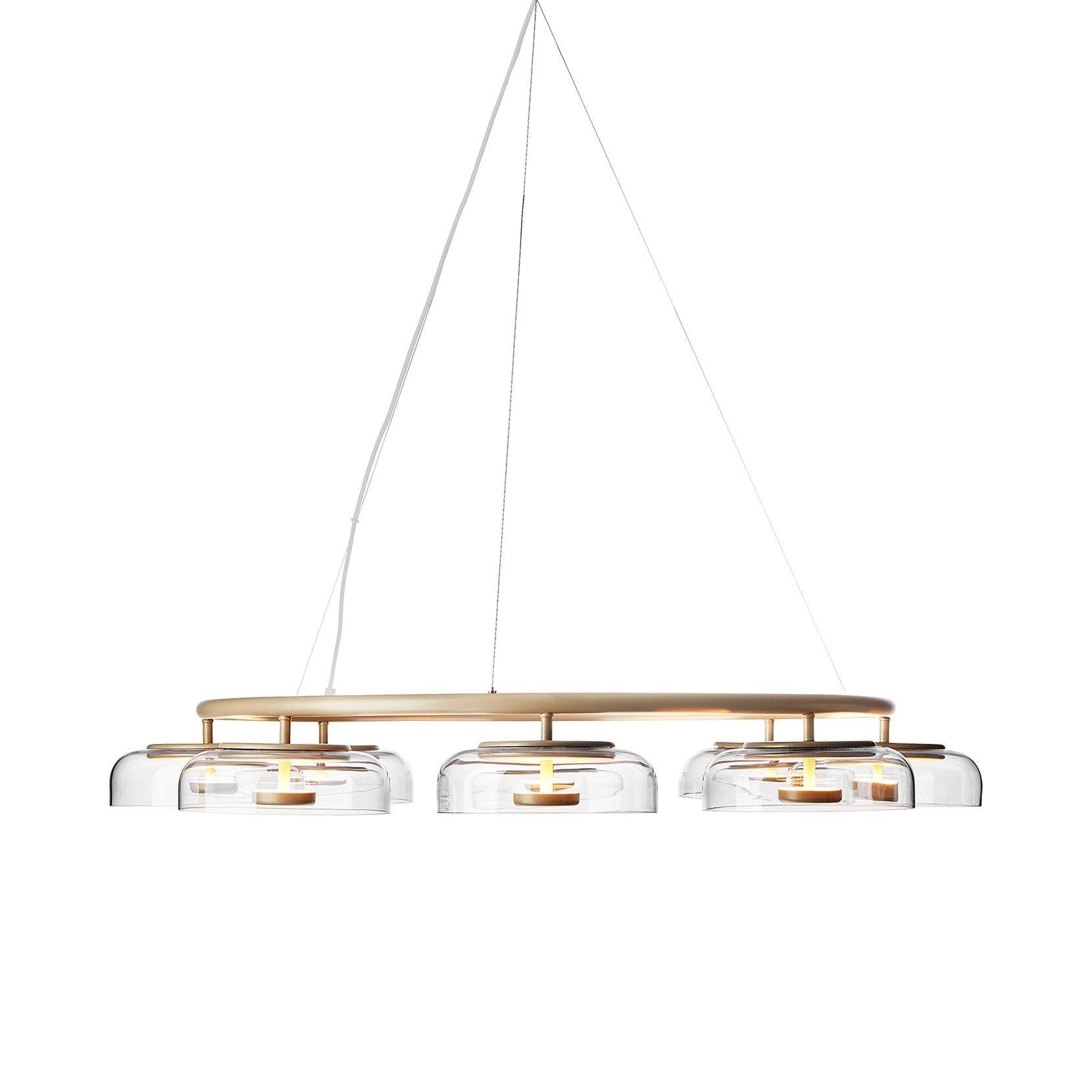 Aethera Lustre circulaire en verre