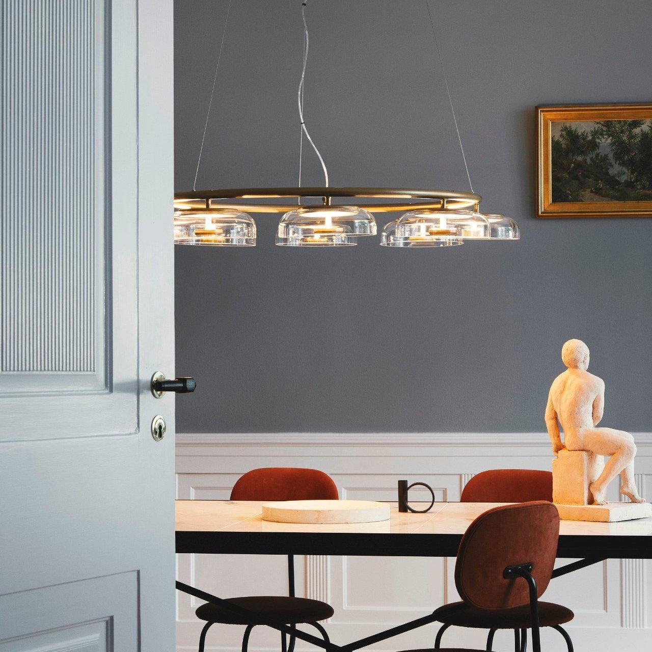 Aethera Lustre circulaire en verre