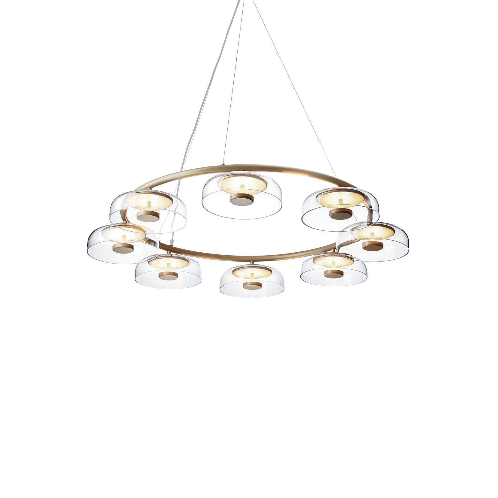 Aethera Lustre circulaire en verre