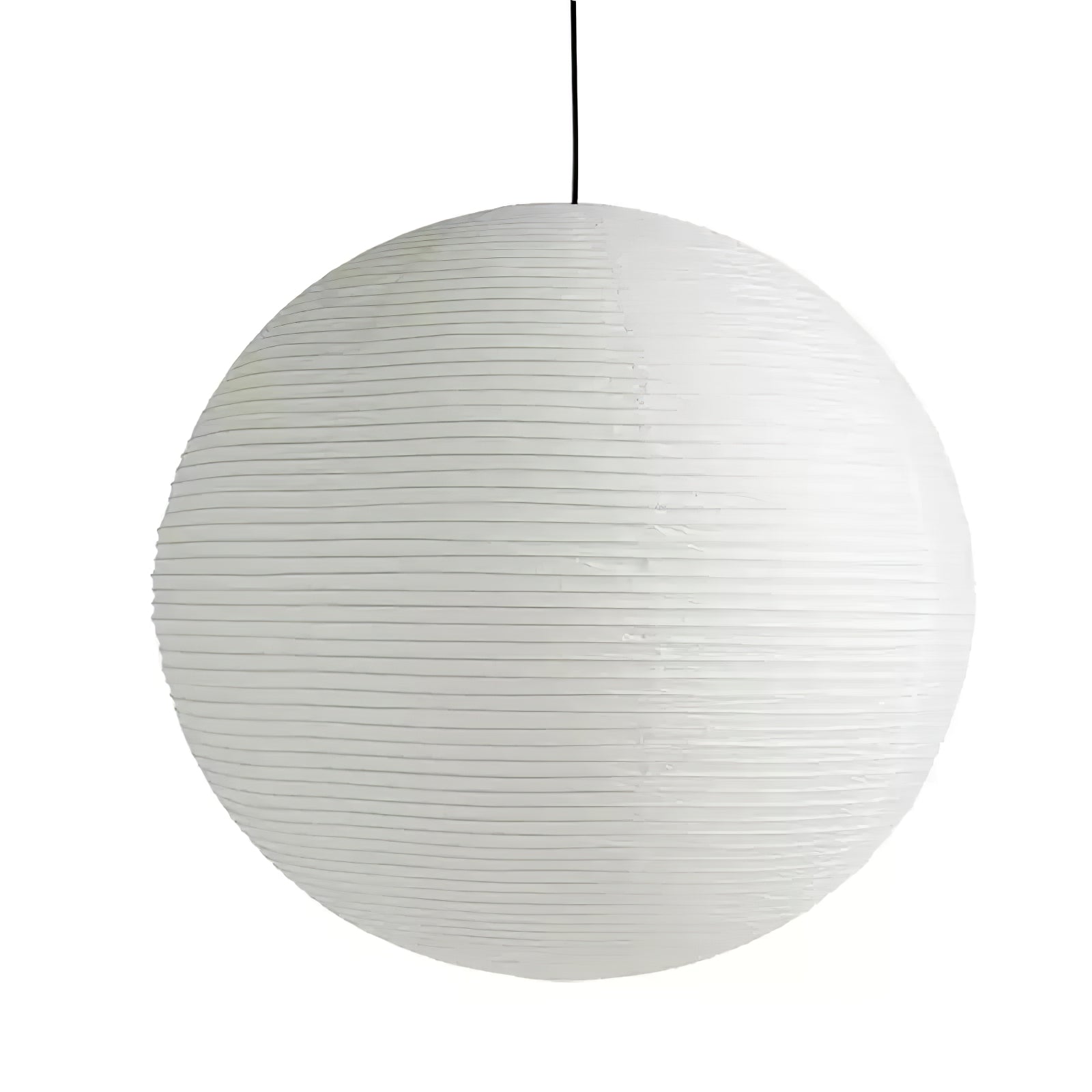 Solara Suspension Bambou Papier Washi Ronde