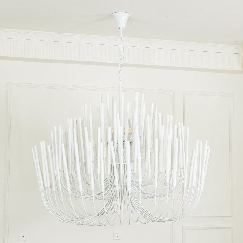 Ulshayra Lustre Postmoderne De Luxe En Bois Et Métal à Multiples Bras